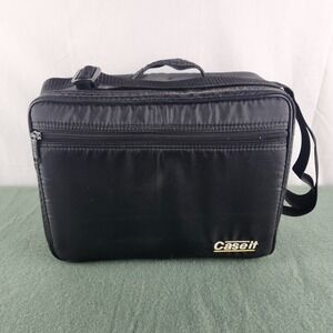 90s Case It 30 CD Storage Travel Case Black Nylon w/Plastic Insert Vintage